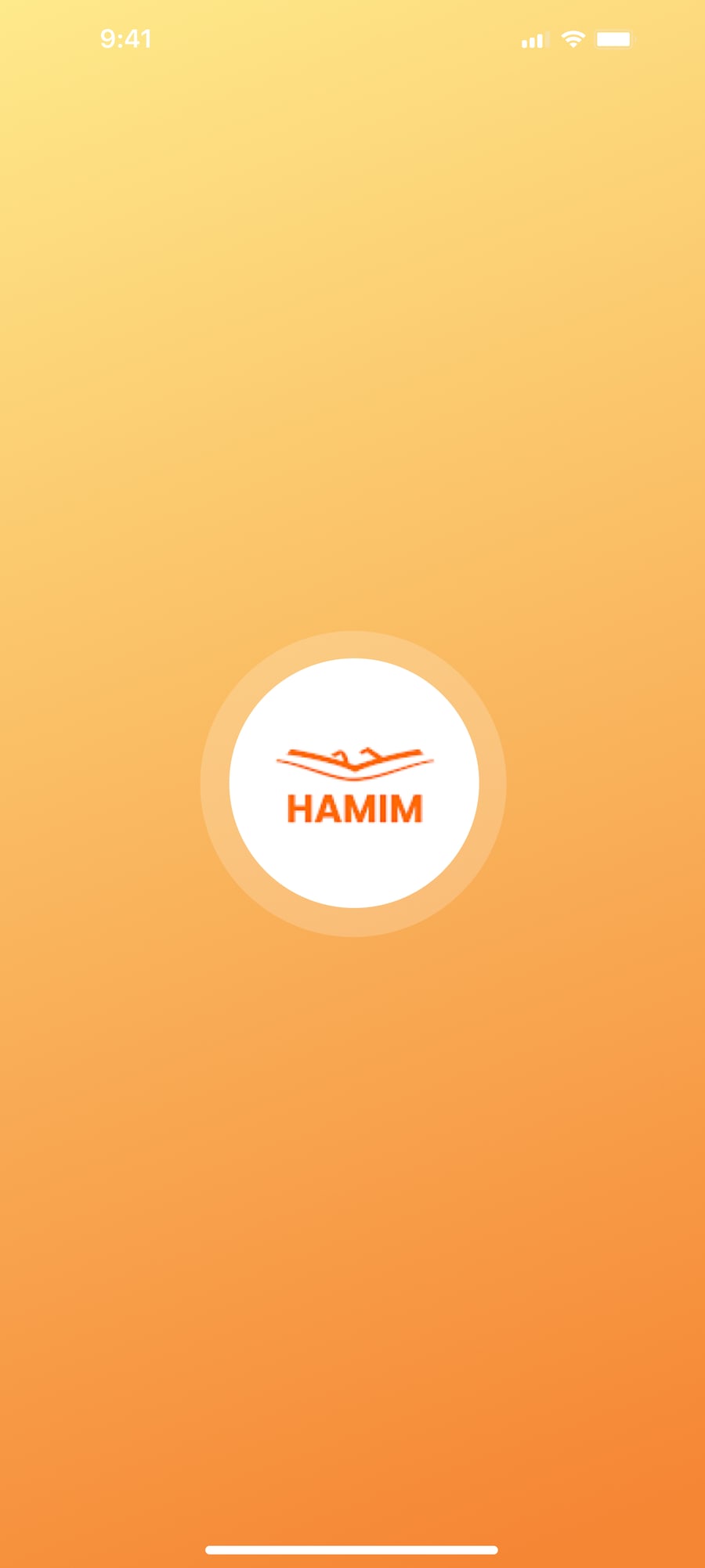 Splash screen.